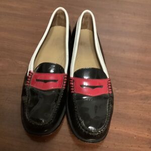 Preppy ,school girl handcrafted genuine leather penny loafer WEEJUNS SZ 8 1/2